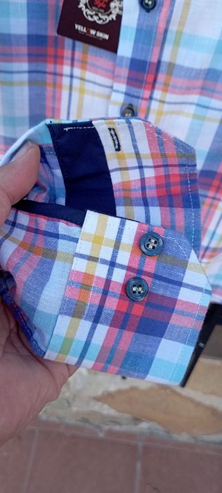 Camisa manga larga hombre