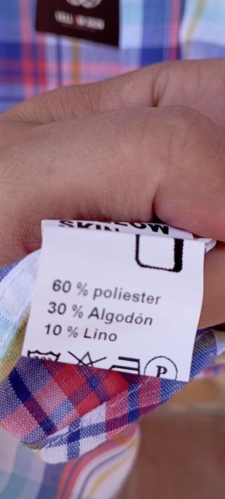 Camisa manga larga hombre