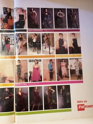 Patrones. Moda internacional. Revista