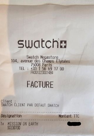 Omega X Swatch Mission on Earth