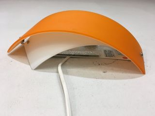 Lampada parete vetri bianco/arancione