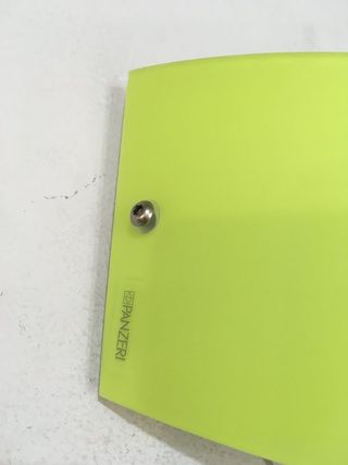 Lampada parete vetri bianco/verde fluo