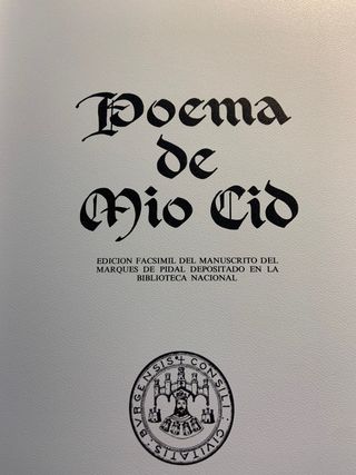 Poema de Mio Cid.