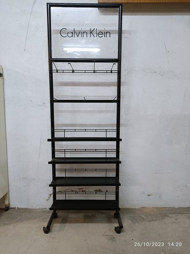 Estantería tiendas. Perchero, Góndola, Expositor