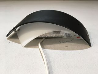 Lampada parete vetri bianco/nero