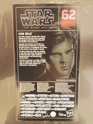 FIGURA HAN SOLO STAR WARS THE BLACK SERIES