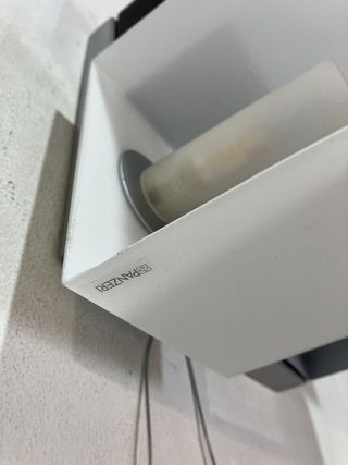 Lampada soffitto vetri cubo bianco/nero