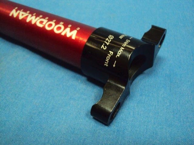 NUEVO Tija Woodman SL PLUS 27.2x600mm Rojo