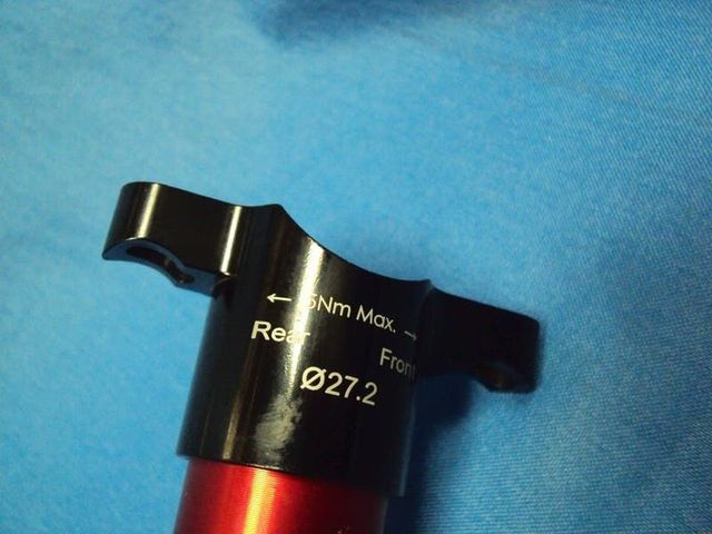 NUEVO Tija Woodman SL PLUS 27.2x600mm Rojo