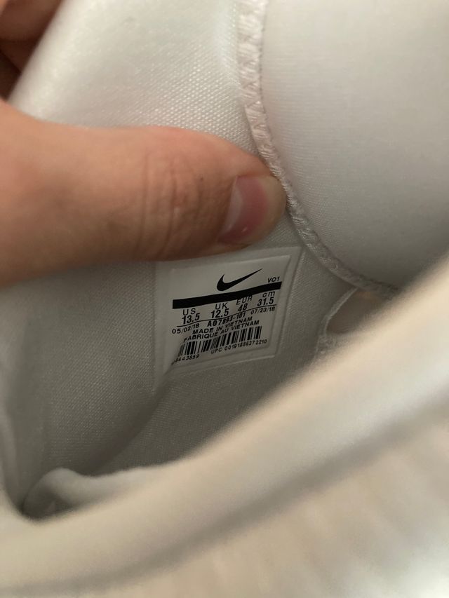 Nike Hyperdunk X "Double White" 48 EU / 13,5 US