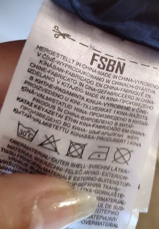 CHAQUETA DE PLUMA FSBN HOMBRE TALLA L