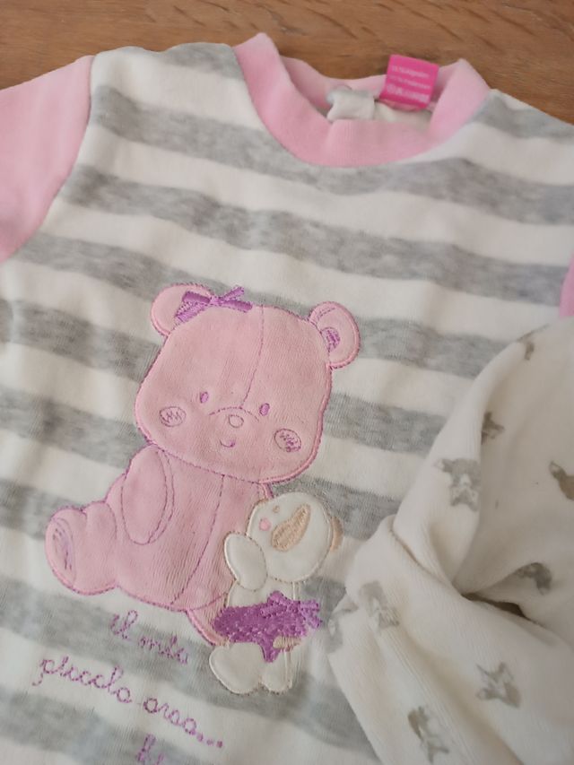 lote 6 pijamas bebé 18 meses