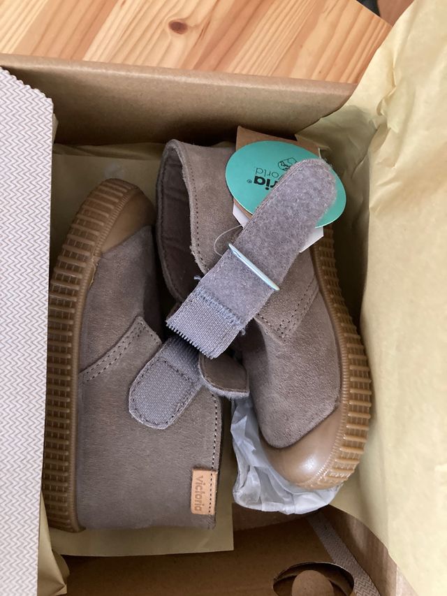 Zapatillas bebe/niño talla 24 Safari tira Serraje