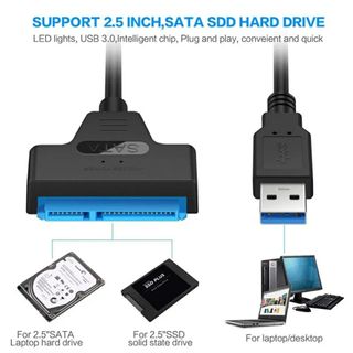 Adaptador SATA / SSD 2.5 a USB PC disco duro