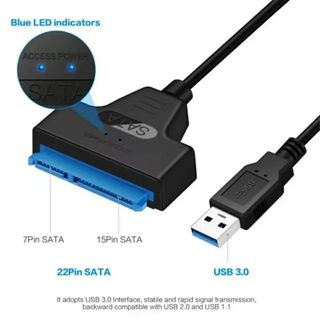 Adaptador SATA / SSD 2.5 a USB PC disco duro