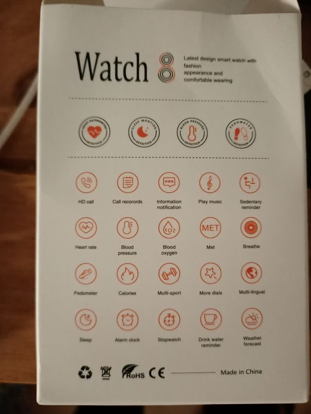 Reloj inteligente smartwacth 8