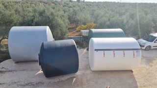 Deposito recogida pluvial almacena