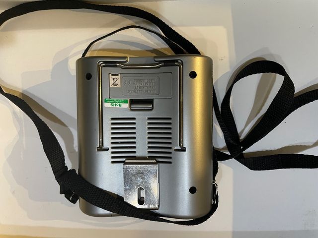 altavoz portable que usaban guias turisticos