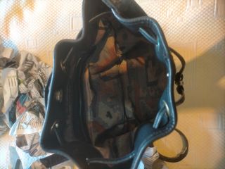 Bolso Saco de Cuero Negro