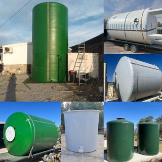 Depósitos de poliester agua aljibe