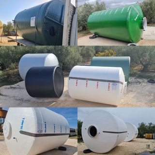 Depósitos de poliester agua aljibe
