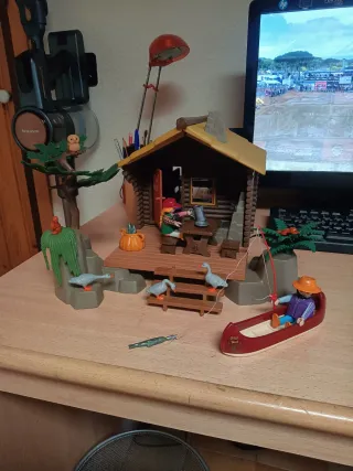 Playmobil cabaña pescador del lago 3826