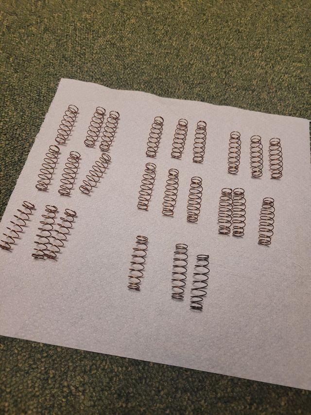 24 Muelles Pistones Trompeta Bach