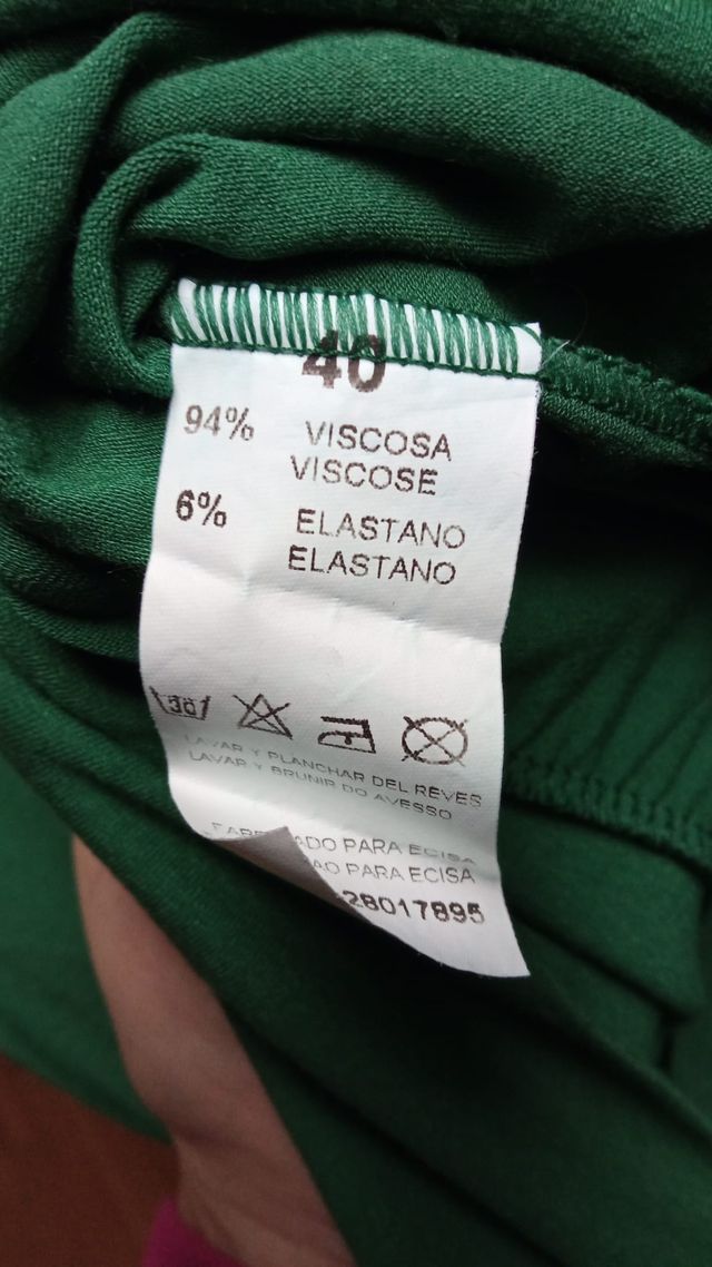 Camiseta verde larga Fórmul@ Joven