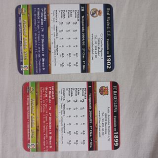 Cromos/Fichas miticas/ brillantes Futbol