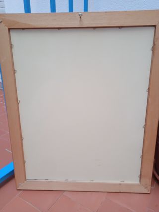 CUADRO AÑOS 60 ANTIGUO MADRE E HIJO FIRMADO ARTE