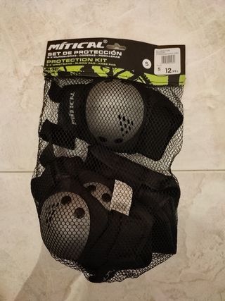 Set Protección muñequera codera rodillera talla s