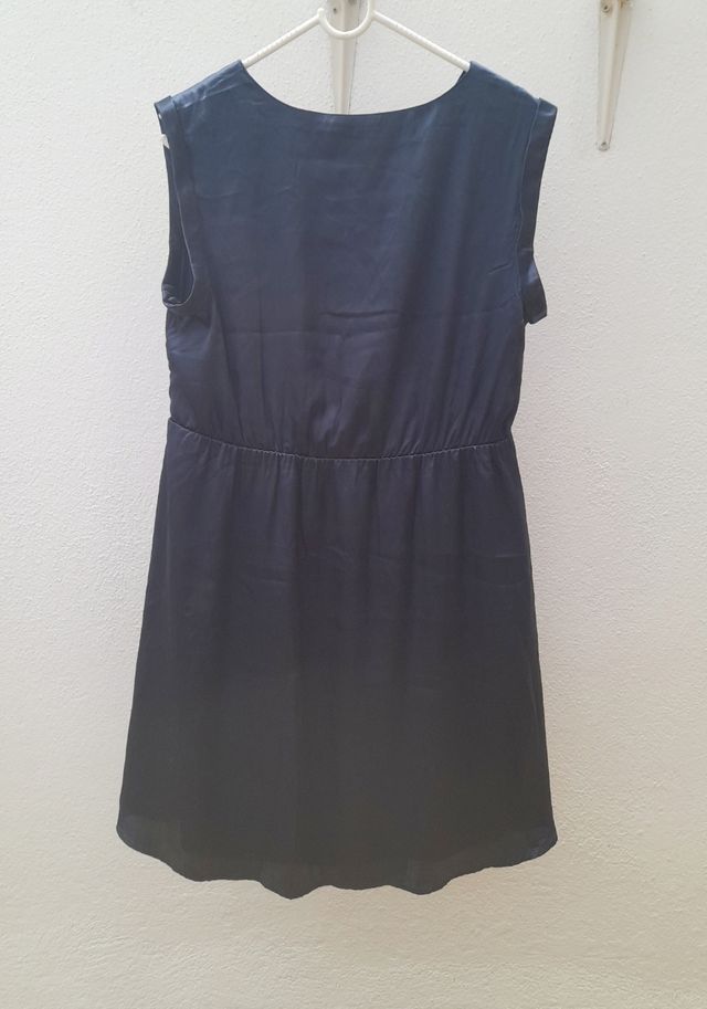 Vestido KIABI talla L tipo raso azul