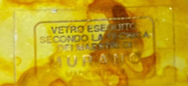 JARRON DE CRISTAL DE MURANO