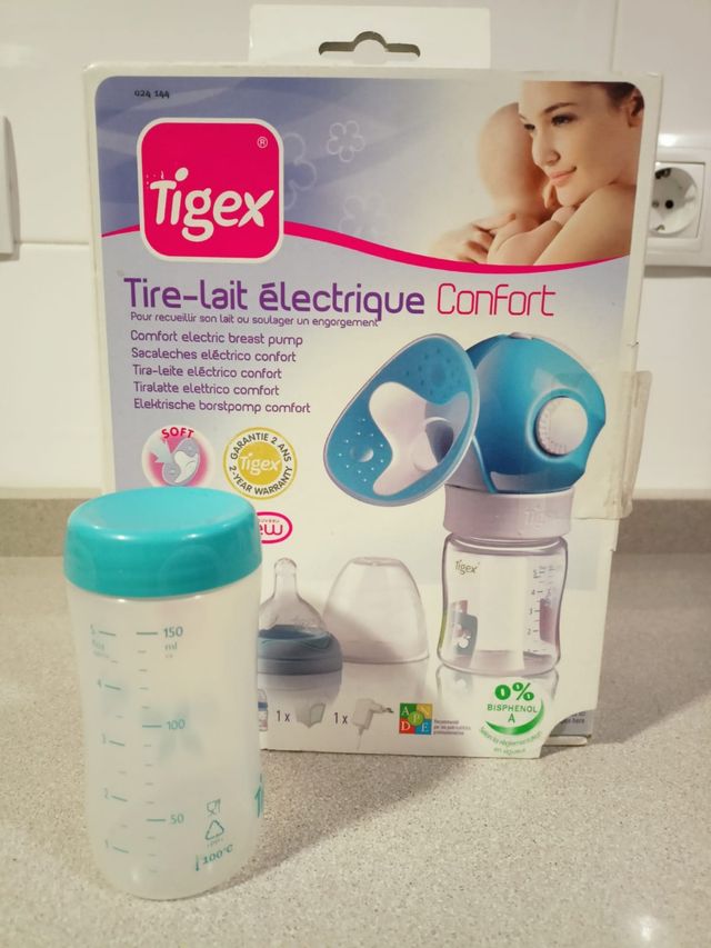 Sacaleches y calienta biberones Tigex