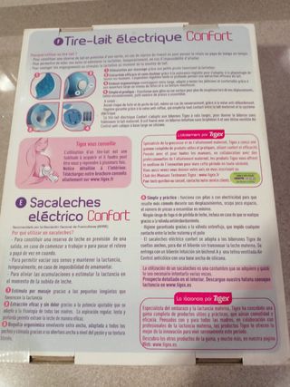 Sacaleches y calienta biberones Tigex