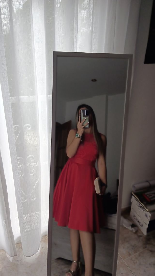vestido rojo