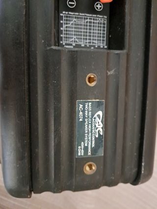 Equipo musica con lote de discos LP's Varios estil