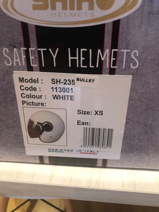 Casco Moto shiro, Talla S