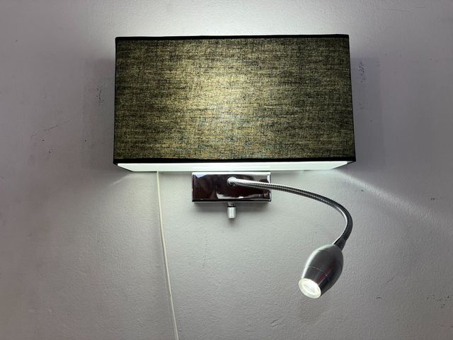 Lampada parete Led e paralume