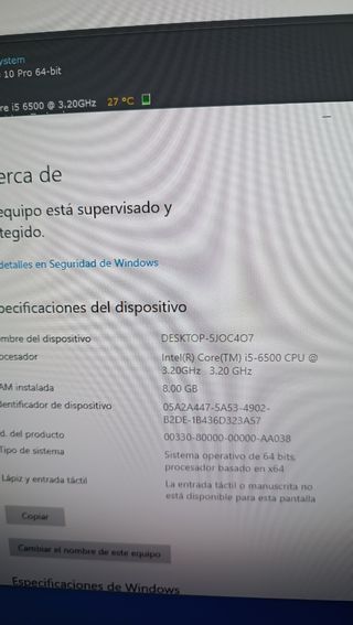 Ordenador Gaming torre + pantalla, raton y cascos