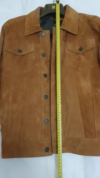 Cazadora de ante talla S con etiquetas