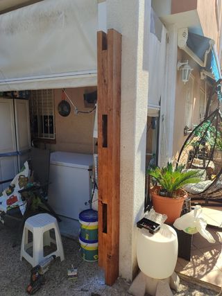 Pergola de madera a medida