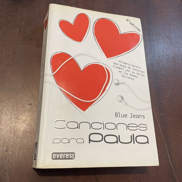 Libro. Canciones para Paula