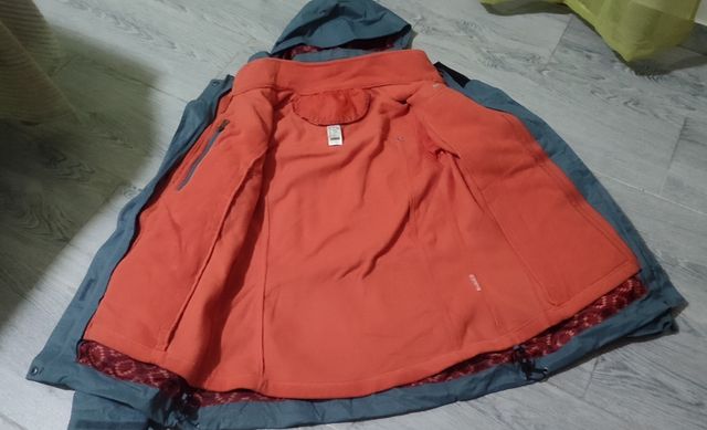 Chaqueta de montaña y trekking 3 en 1 Quechua 