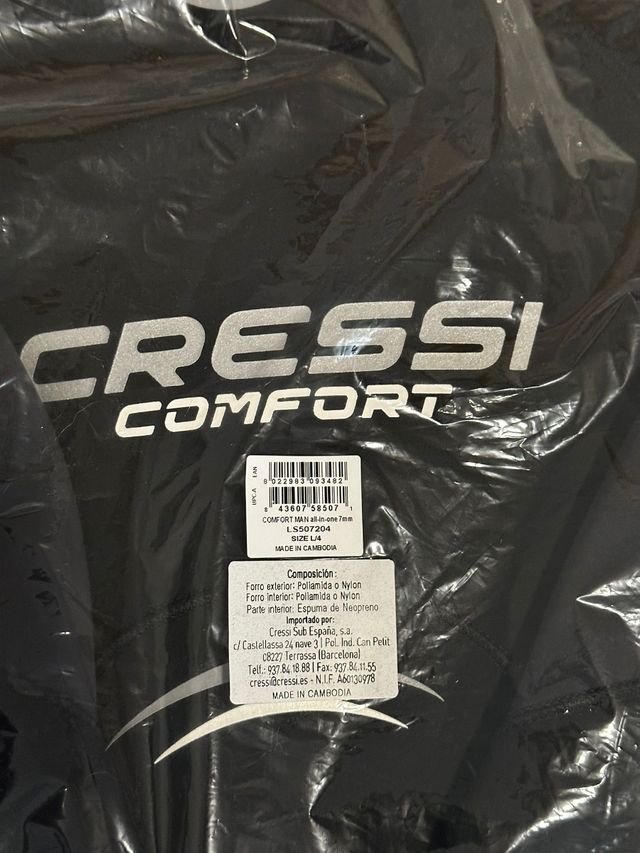 Traje  neopreno cressi