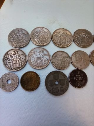 LOTE MONEDAS ANTIGUAS