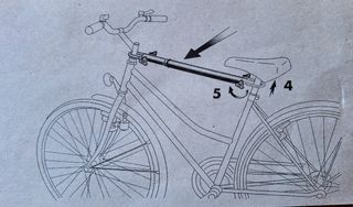 Barra bicicleta sin cuadro