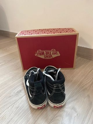 zapatillas vans altas negra talla 36
