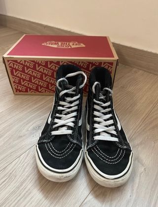zapatillas vans altas negra talla 36