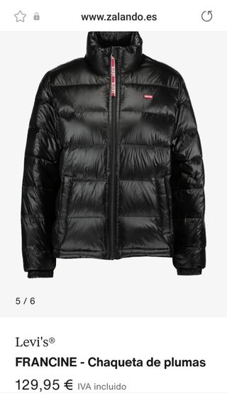 #LEVI'S plumifero plumas talla S 